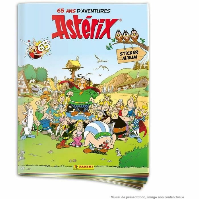 Panini Álbum Astérix 65 aniversario 264 pegatinas brillantes y de metal
