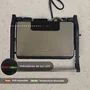 Grunkel GRL-MARBLE - Parrilla eléctrica de contacto 1000W, placas antiadherentes 23x14.5 cm, apertura 180°, acero inoxidable, bandeja de goteo, fácil de limpiar