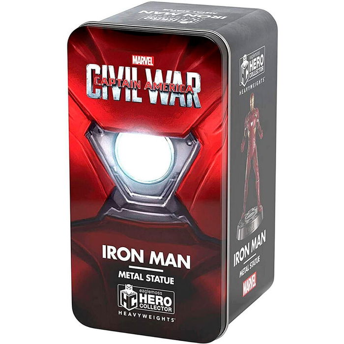 Eaglemoss Hero Collector Figura Iron Man Heavyweights Civil War Capitán América Marvel Escala 1:18