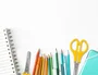 Liderpapel Tijera PS-52-D con Funda, 14 cm, Puntas Redondeadas, Acero Inoxidable, Mango Plástico, Colores Surtidos, Uso Hogar y Oficina