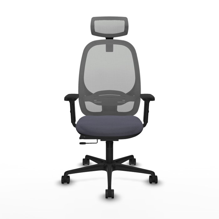 PIQUERAS Y CRESPO Silla de oficina Cilanco Gris con mecanismo Sincro/Traslack