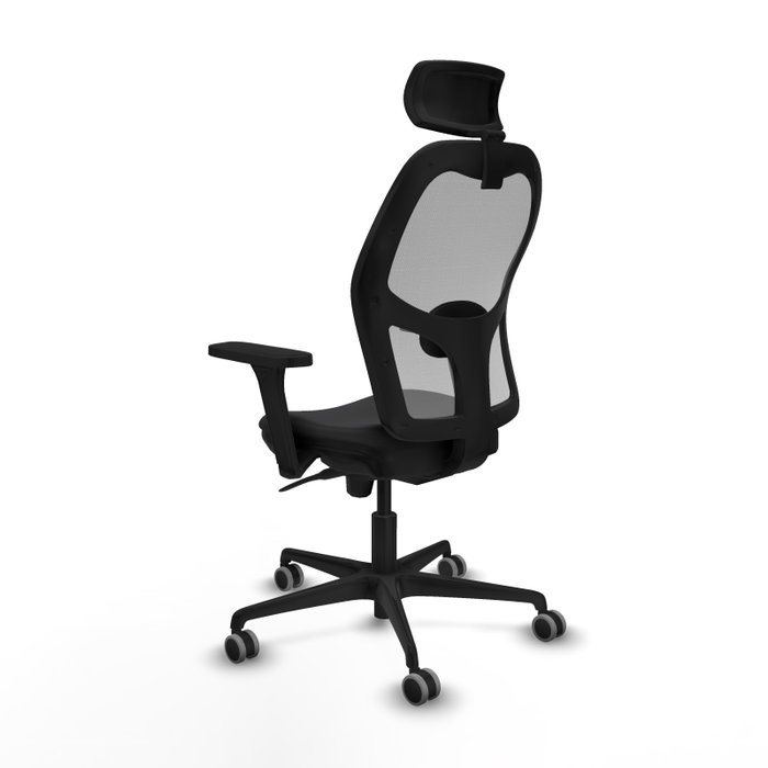 PIQUERAS Y CRESPO Silla de oficina Jorquera con mecanismo Sincro, Negro y Gris PIQUERAS Y CRESPO Silla de oficina Jorquera con mecanismo Sincro, Negro y Gris
