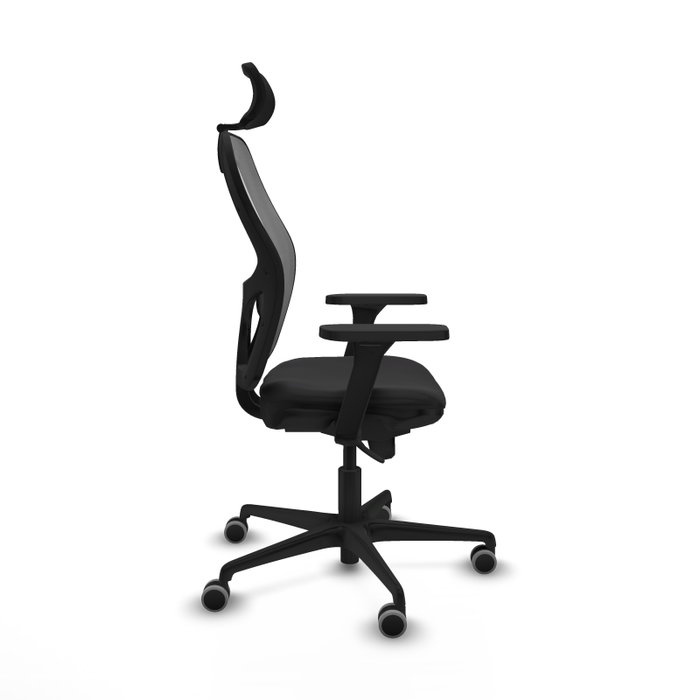 PIQUERAS Y CRESPO Silla de oficina Jorquera con mecanismo Sincro, Negro y Gris PIQUERAS Y CRESPO Silla de oficina Jorquera con mecanismo Sincro, Negro y Gris