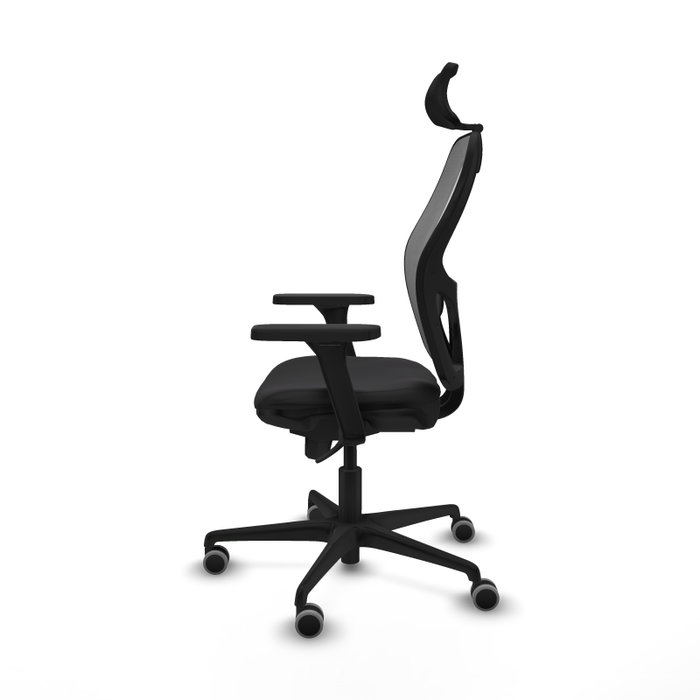 PIQUERAS Y CRESPO Silla de oficina Jorquera con mecanismo Sincro, Negro y Gris PIQUERAS Y CRESPO Silla de oficina Jorquera con mecanismo Sincro, Negro y Gris