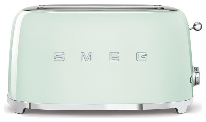 Smeg TSF02PGEU Tostadora de 4 Rebanadas Verde Pastel