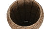 DKD Home Decor Maceteros Urban Marron 44 x 60 x 44 cm Set de 3 Fibra y Metal