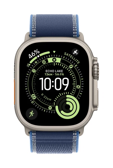 Apple MFT64ZM/A Correa Deportiva para Apple Watch, Azul Titanio, S/M Apple MFT64ZM/A Correa Deportiva para Apple Watch, Azul Titanio, S/M