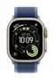 Apple MFT64ZM/A Correa Deportiva para Apple Watch, Azul Titanio, S/M