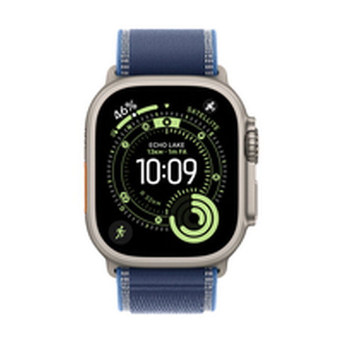 Apple MFT64ZM/A Correa Deportiva para Apple Watch, Azul Titanio, S/M Apple MFT64ZM/A Correa Deportiva para Apple Watch, Azul Titanio, S/M