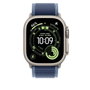 Apple MFT64ZM/A Correa Deportiva para Apple Watch, Azul Titanio, S/M