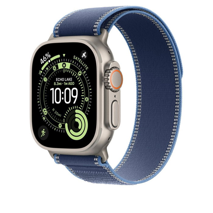 Apple MFT64ZM/A Correa Deportiva para Apple Watch, Azul Titanio, S/M Apple MFT64ZM/A Correa Deportiva para Apple Watch, Azul Titanio, S/M