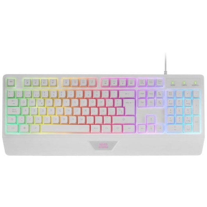 Mars Gaming Pack Gaming MCP124 Teclado H-Mech, Ratón Óptico y Alfombrilla Blanco Mars Gaming Pack Gaming MCP124 Teclado H-Mech, Ratón Óptico y Alfombrilla Blanco