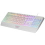 Mars Gaming Pack Gaming MCP124 Teclado H-Mech, Ratón Óptico y Alfombrilla Blanco