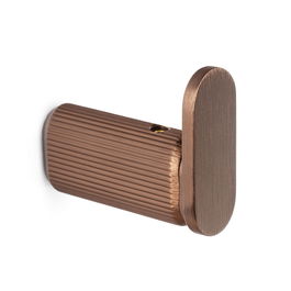 VIEFE 40X35Mm / 70X70Mm Percha Brooklyn Negro Cepillado / Bronce Cepillado Acabado Bronce Cepilla Dist. Agujero