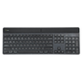 Targus EcoSmart Teclado Universal Bluetooth QWERTY Español Negro con Retroiluminación LED Recargable