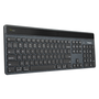 Targus EcoSmart Teclado Universal Bluetooth QWERTY Español Negro con Retroiluminación LED Recargable