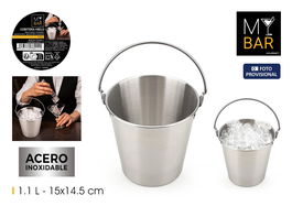 Inde Cubitera Hielo 1.1L My Bar 15x14.5 cm (6 Unidades)