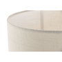 DKD Home Decor Lámpara de Sobremesa de Cerámica Blanca Metalizada 30x30x61 cm