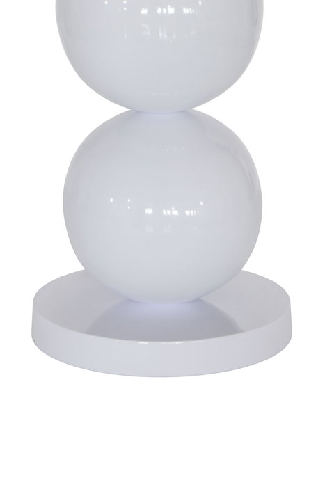 DKD Home Decor India lamps 2c25 Lámpara Sobremesa Blanco 30 x 61 x 30 cm