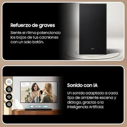 Samsung Barra de Sonido HW-B650D/ZF Serie-B 3.1 Bluetooth 2024 con Dolby Atmos y DTS Virtual:X