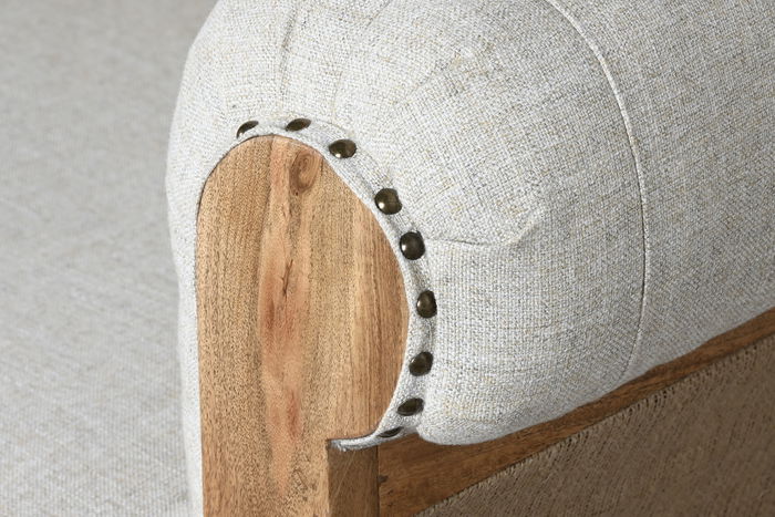 DKD Home Decor Sofá Item Home Poliester 87 x 79 x 225 cm con 3 Cojines