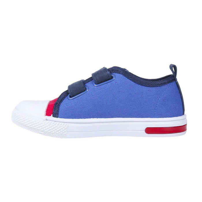 Zapatilla Loneta Suela Pvc Con Luces Algodón Spiderman Azul 29 Zapatilla Loneta Suela Pvc Con Luces Algodón Spiderman Azul 29