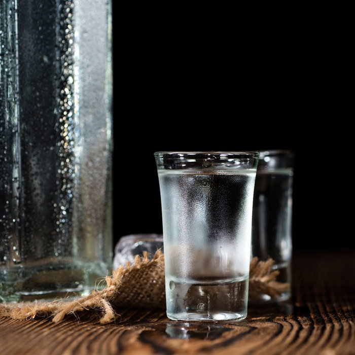 La Mediterranea Vaso Chupito 35ml, Alto 5.8 cm, Ancho 4 cm, Largo 4 cm (24 Unidades)