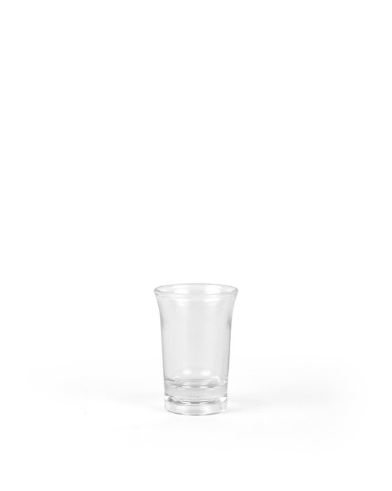 La Mediterranea Vaso Chupito 35ml, Alto 5.8 cm, Ancho 4 cm, Largo 4 cm (24 Unidades)