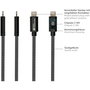 GoodConnections Cable USB A a Lightning 1.8 m 12W para iPhone iPad Carga Rápida Textil Negro Alcasa 2510-AL005S