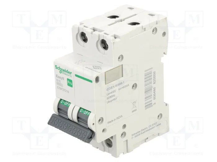 SCHNEIDER ELECTRIC Easy9 Pro MCB 16A 2P 6kA SCHNEIDER ELECTRIC Easy9 Pro MCB 16A 2P 6kA