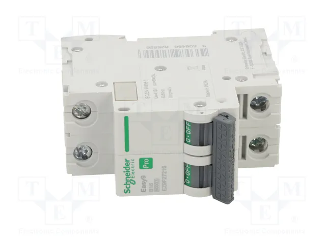 SCHNEIDER ELECTRIC Easy9 Pro MCB 16A 2P 6kA SCHNEIDER ELECTRIC Easy9 Pro MCB 16A 2P 6kA
