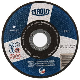 TYROLIT Disco Cortar Inoxidable 115-1,6-22,2