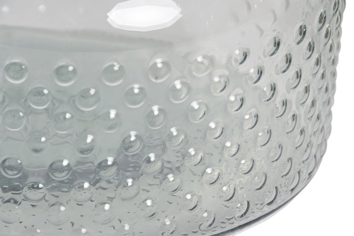 DKD Home Decor Portavelas de Cristal y Nylon Verde