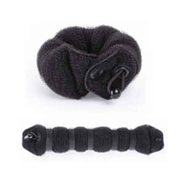 Bifull Relleno Moño Pin Grande Negro