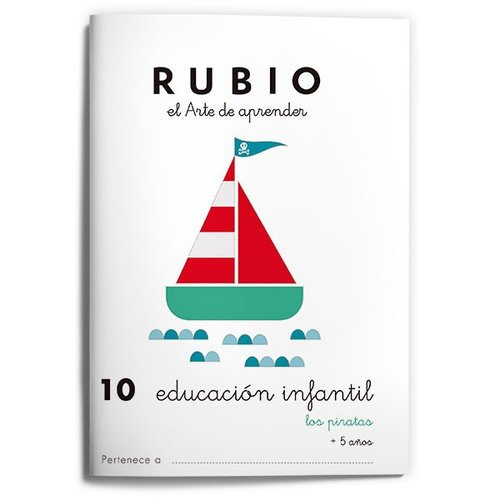 Cuaderno Rubio A5 Educacion Infantil Nº 10 - Los Piratas (+5 Años) (Set de 10) Cuaderno Rubio A5 Educacion Infantil Nº 10 - Los Piratas (+5 Años) (Set de 10)