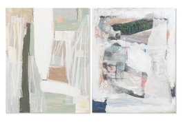 DKD Home Decor Cuadro Lienzo Pino 80x3,7x100 Abstracto Surtido de 2 unidades