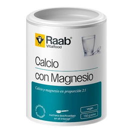 Raab Vitalfood Calcio Con Magnesio Polvo 150Gr