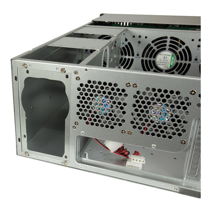 Inter-Tech 4U-4724 Caja HDD Rack 4U 24 Bays Hot-Swap 2.5/3.5" SAS/SATA Servidor Gris