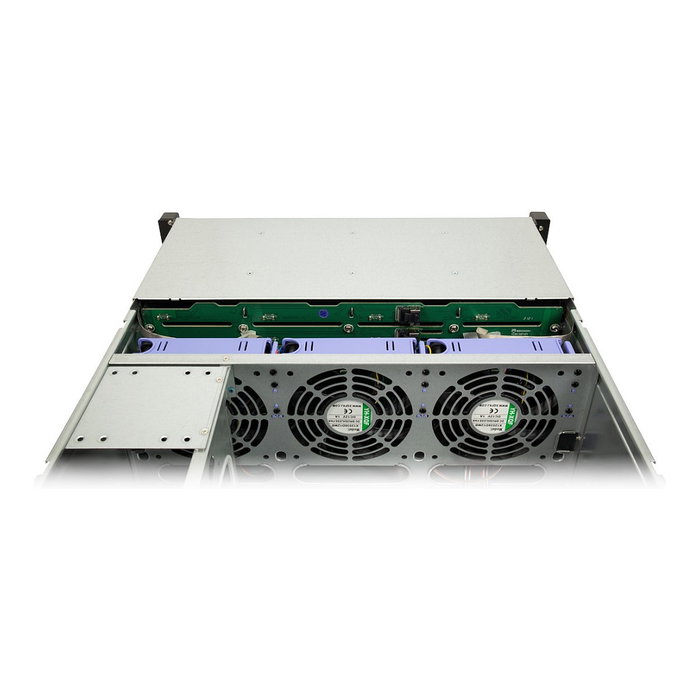 Inter-Tech 4U-4724 Caja HDD Rack 4U 24 Bays Hot-Swap 2.5/3.5" SAS/SATA Servidor Gris
