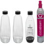 SodaStream Duo Titan Promo-Pack con 2 Jarras de Vidrio de 1L y 1 Botella Fuse de 1L