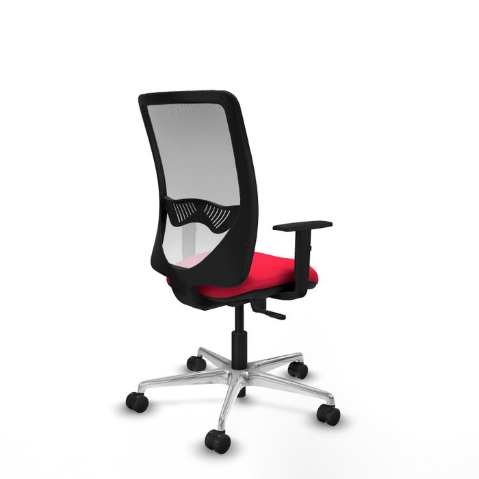 PIQUERAS Y CRESPO Silla de oficina Zulema con mecanismo Sincro, Rojo y Blanco PIQUERAS Y CRESPO Silla de oficina Zulema con mecanismo Sincro, Rojo y Blanco