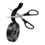 LogiLink KAB0080 Cinta de velcro autoadhesiva negra de 25 mm x 5 m (Pack de 2)