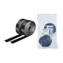 LogiLink KAB0080 Cinta de velcro autoadhesiva negra de 25 mm x 5 m (Pack de 2)