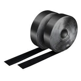 LogiLink KAB0080 Correa de Fijación para Cables con Velcro Negro, 5000 x 25 x 3 mm, Paquete de 2 Unidades