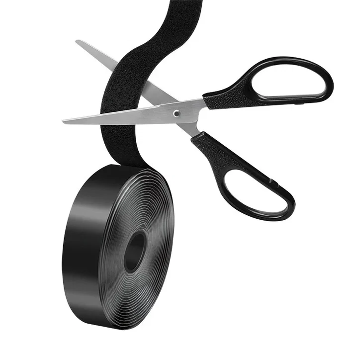 LogiLink KAB0080 Correa de Fijación para Cables con Velcro Negro, 5000 x 25 x 3 mm, Paquete de 2 Unidades
