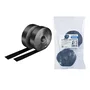 LogiLink KAB0080 Correa de Fijación para Cables con Velcro Negro, 5000 x 25 x 3 mm, Paquete de 2 Unidades