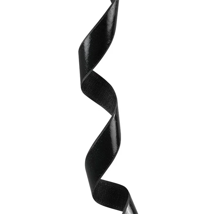 LogiLink KAB0080 Correa de Fijación para Cables con Velcro Negro, 5000 x 25 x 3 mm, Paquete de 2 Unidades