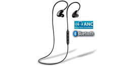 Motorola Auriculares Inalámbricos Verve Loop 500 ANC Negro Resistente al Agua Cancelador de Ruido Activo Bluetooth