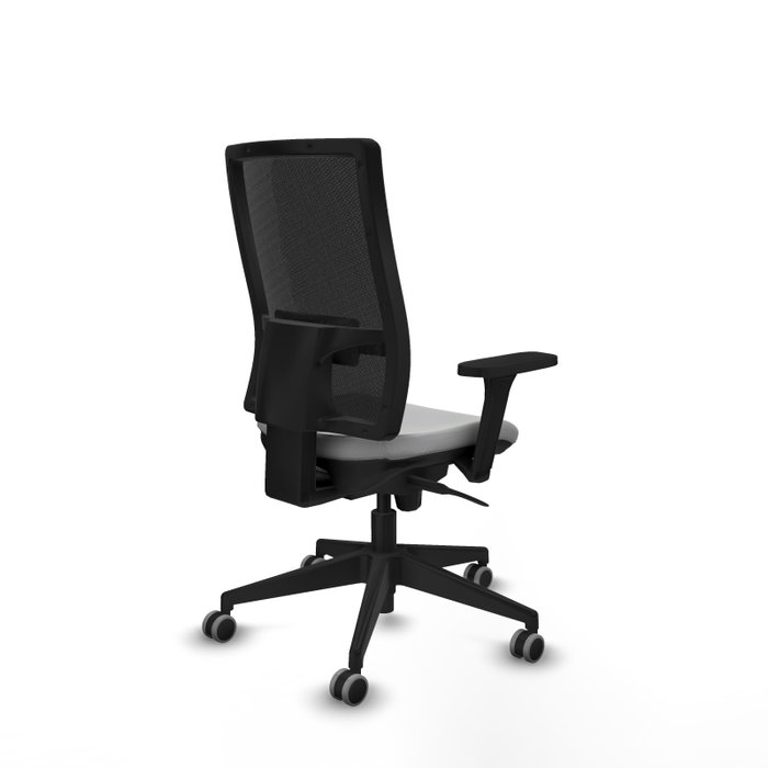 PIQUERAS Y CRESPO Silla de oficina Horna con mecanismo Sincro, Gris claro y Negro PIQUERAS Y CRESPO Silla de oficina Horna con mecanismo Sincro, Gris claro y Negro
