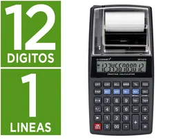 Q-connect Calculadora Impresora KF11213 12 Dígitos Tinta Azul